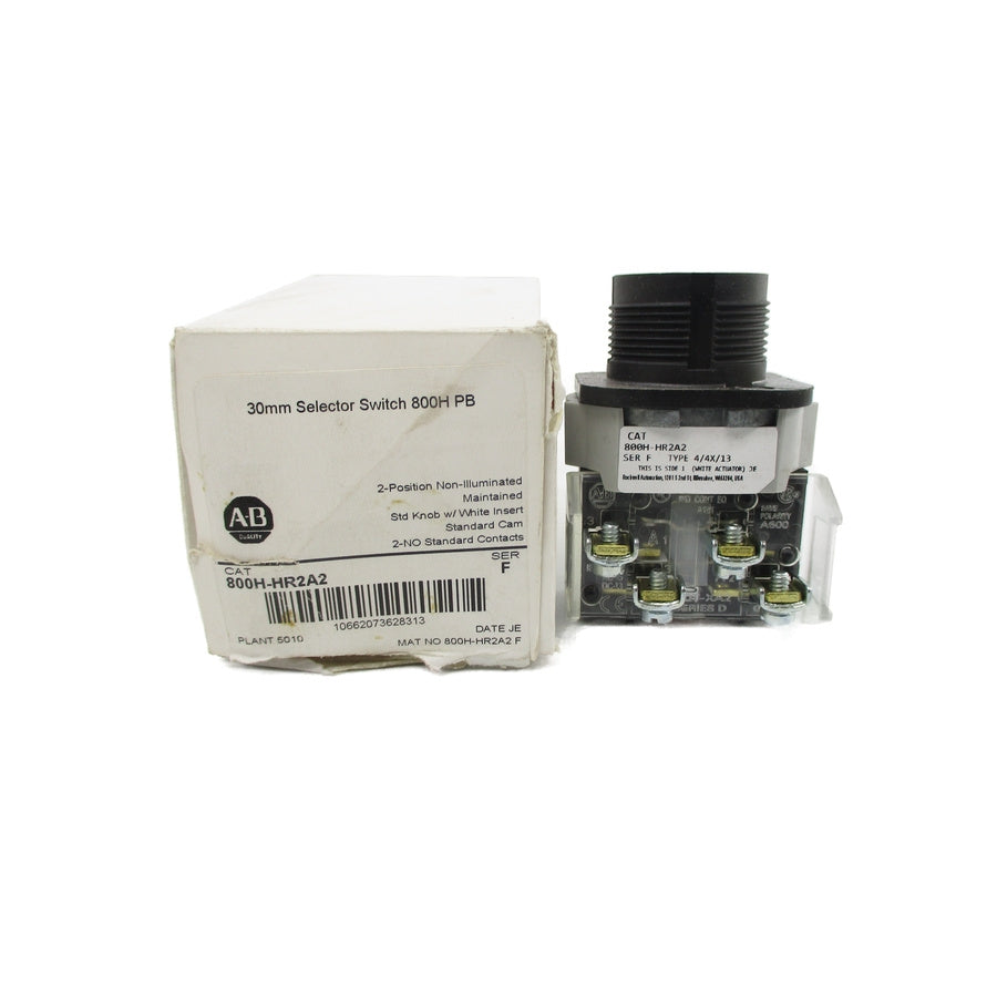 ALLEN BRADLEY 800H-HR2A2 SER. F (AS PICTURED) (WH) NSMP