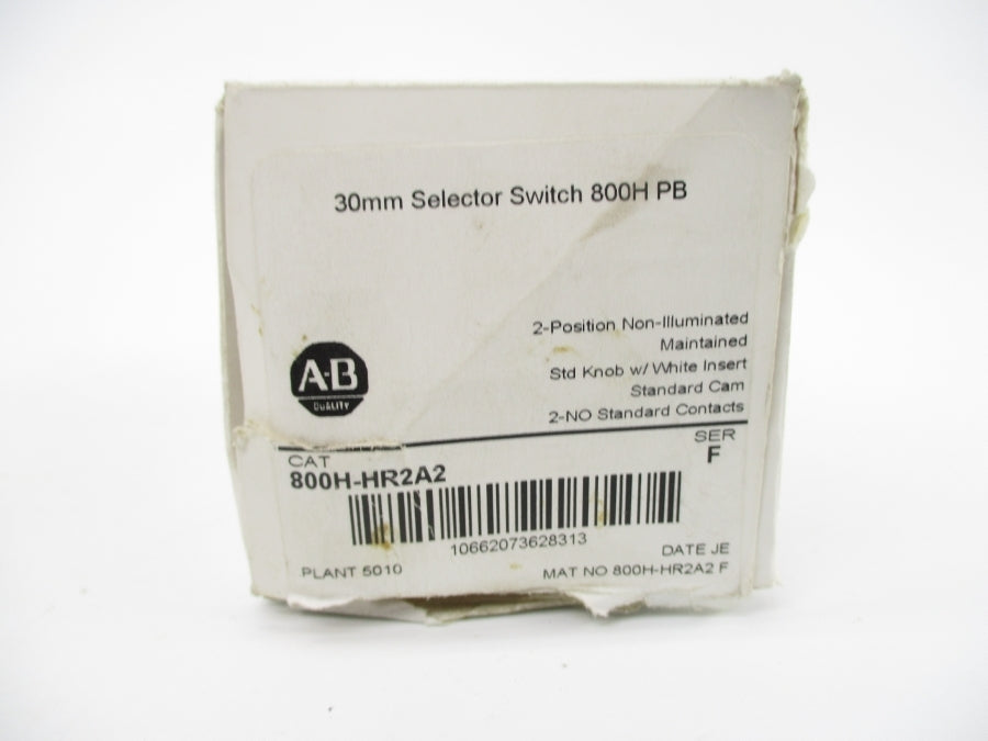 ALLEN BRADLEY 800H-HR2A2 SER. F (AS PICTURED) (WH) NSMP