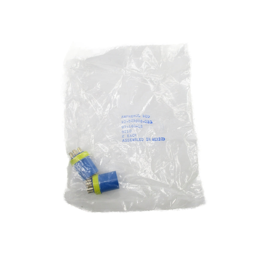 AMPHENOL 10-825808-01S 97-16S-LS (PKG OF 2) NSMP