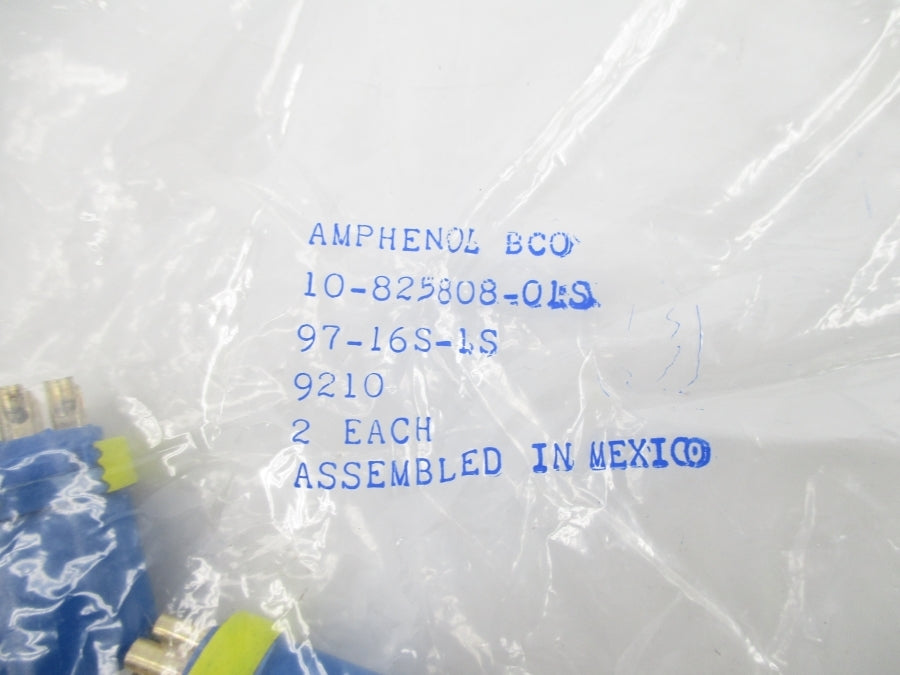 AMPHENOL 10-825808-01S 97-16S-LS (PKG OF 2) NSMP