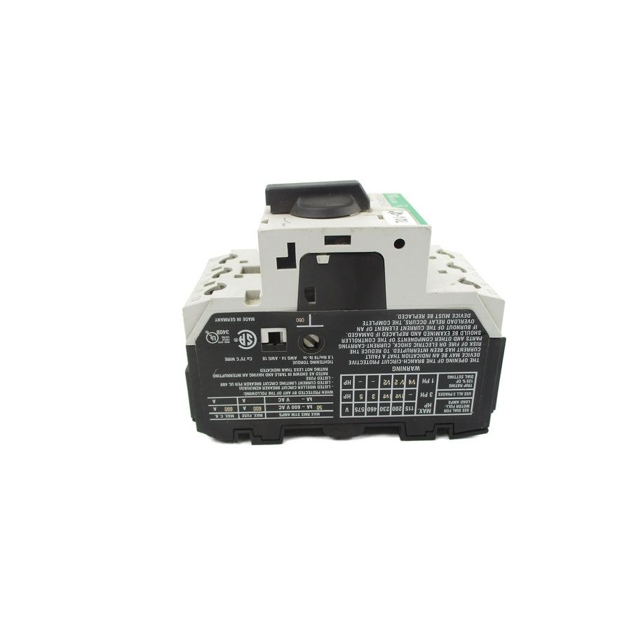 KLOCNKER MOELLER PKZM0-6.3 600VAC 4.0-6.3A UNMP