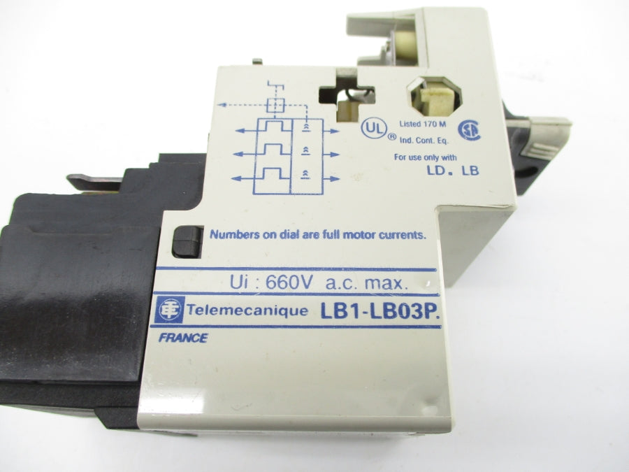 TELEMECANIQUE LB1-LB03P03 660VAC 0.25-0.4A NSNP