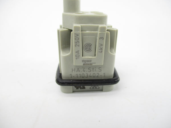 TYCO ELECTRONICS HA.4.STI.S 1-1103402-1 250V 10A NSNP