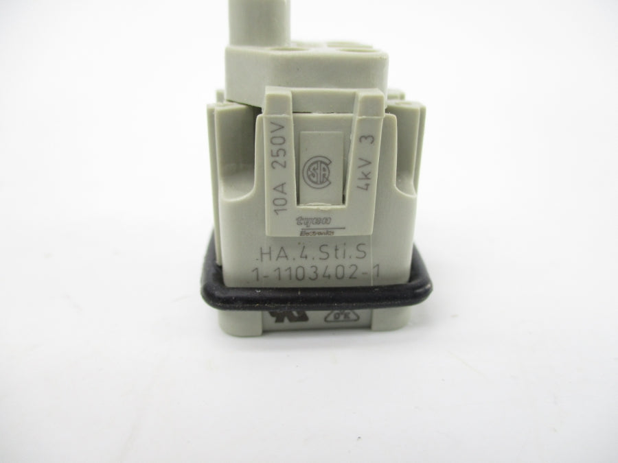 TYCO ELECTRONICS HA.4.STI.S 1-1103402-1 250V 10A NSNP