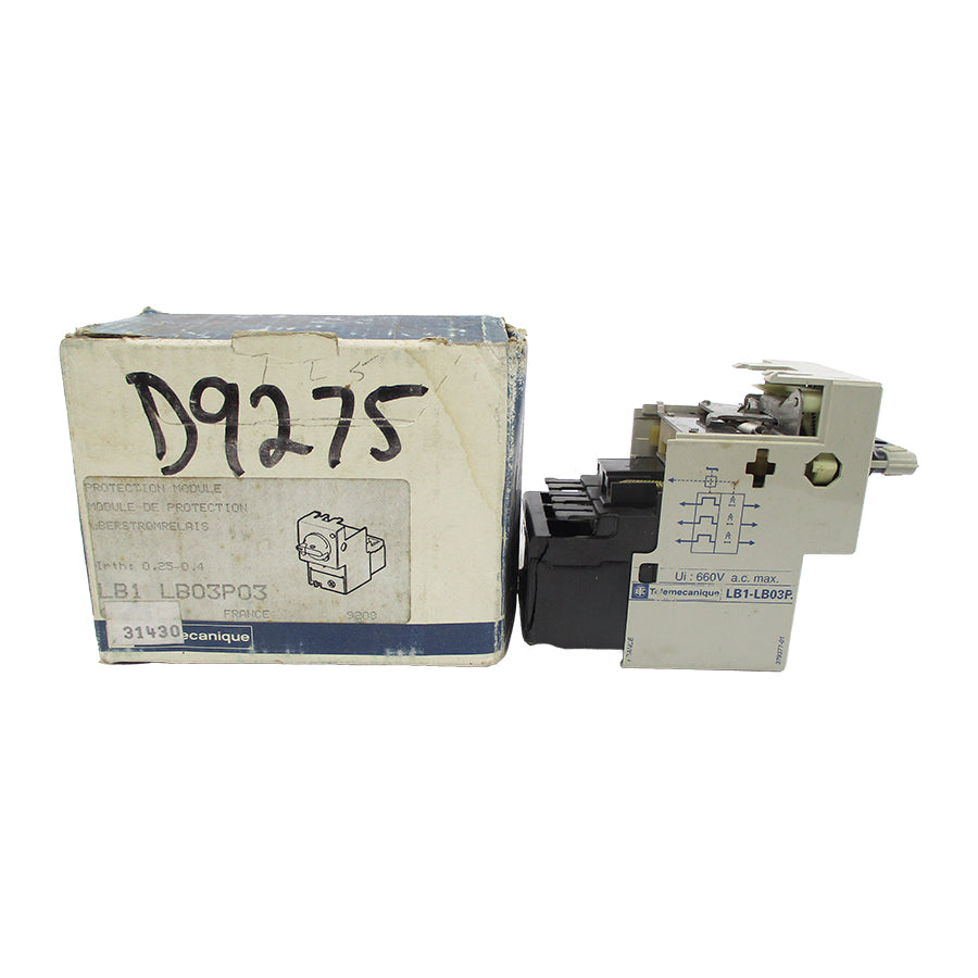 TELEMECANIQUE LB1-LB03P03 660VAC 0.25-0.4A NSMP