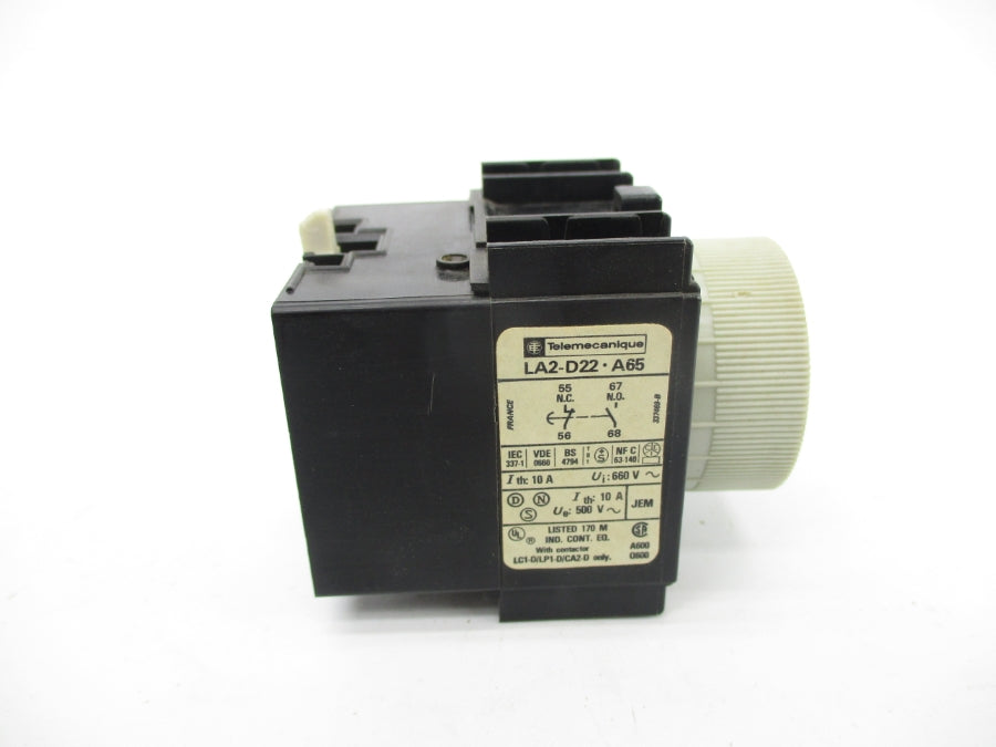 TELEMECANIQUE LA2D22A65 660V 10A 0.1-30S NSMP