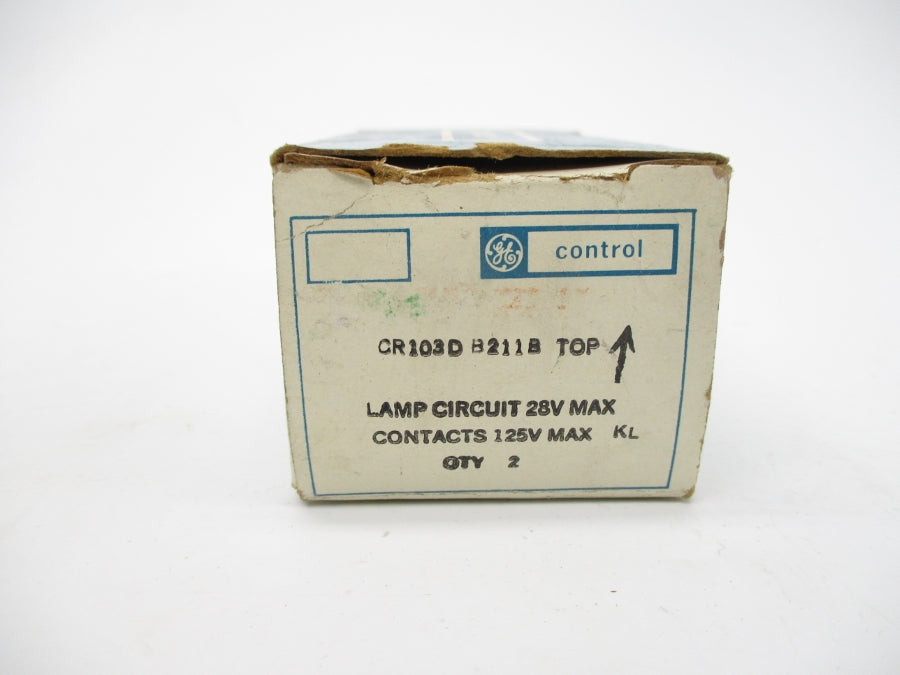GENERAL ELECTRIC CR103DB211B 125V NSMP