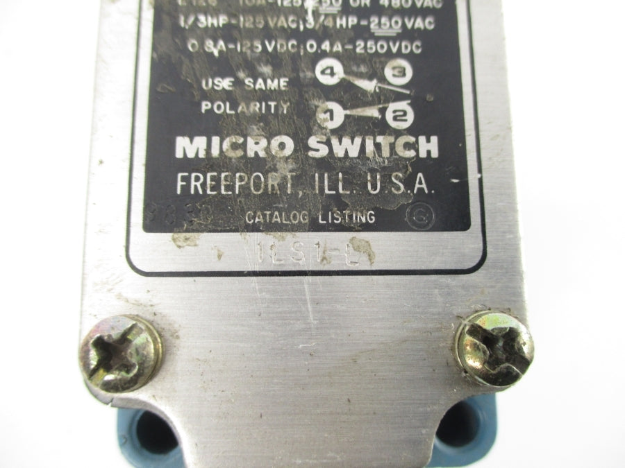 MICRO SWITCH 1LS1-L 480VAC 10A UNMP