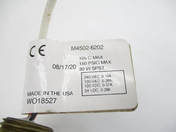 MADISON M4502-6202 240VAC 0.14A 150PSI NSNP
