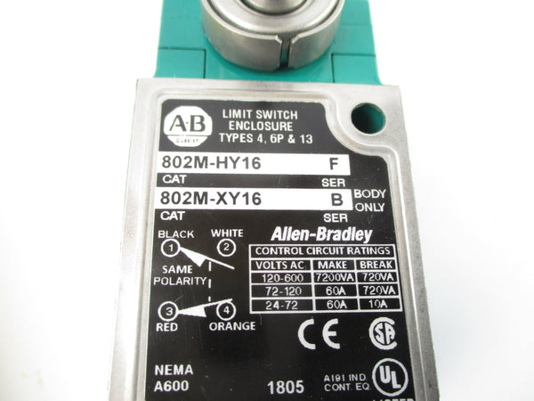 INDUSTRIAL SPARE PART 802M-HY16 SER. F 120-600VAC 60A NSNP