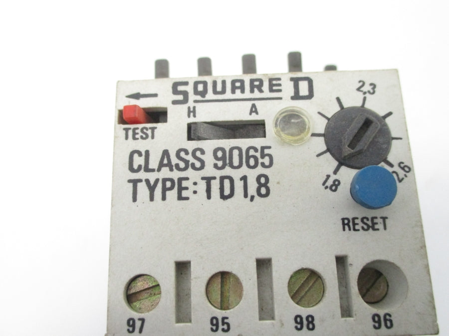 SQUARE D 9065TD1.8 660V 1.8-2.6A NSNP