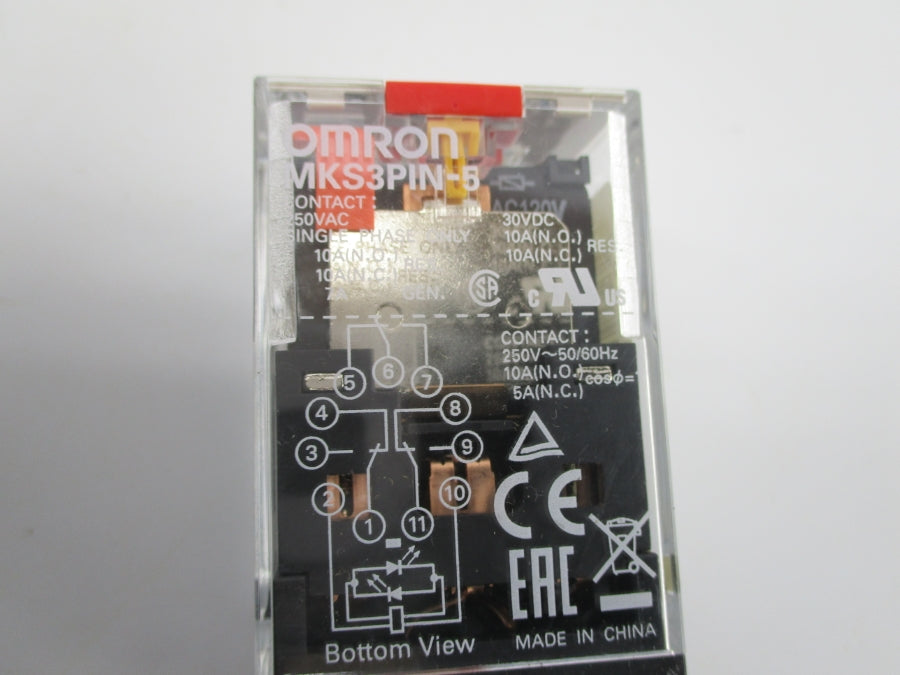 OMRON MKS3PIN-5 120VAC 10A NSNP