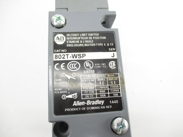 INDUSTRIAL SPARE PART 802T-WSP SER. J 120-600V 60A NSNP