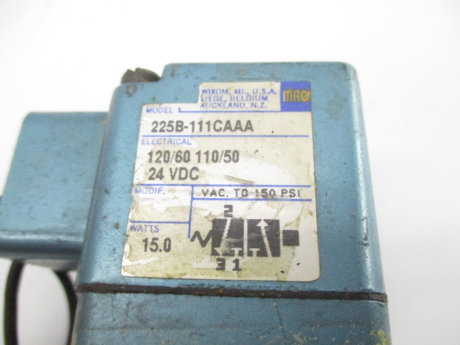 MAC 225B-111CAAA 110/120V 150PSI UNMP