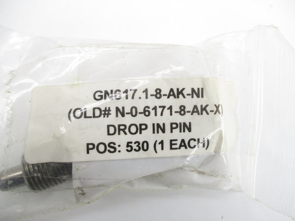 DROP IN PIN GN617.1-8-AK-NI NSMP