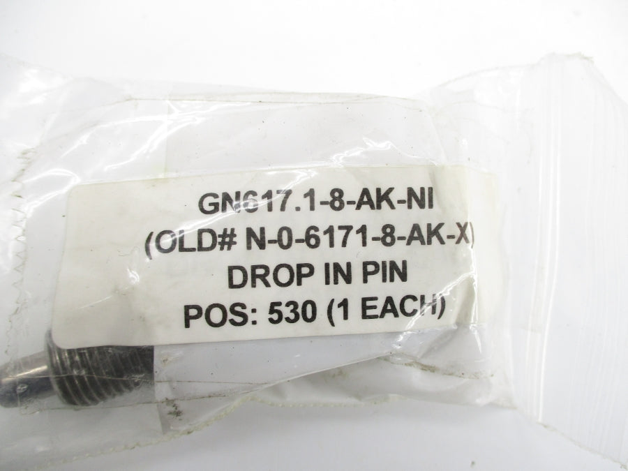 DROP IN PIN GN617.1-8-AK-NI NSMP