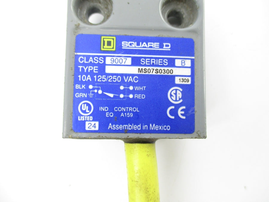 SQUARE D 9007MS07S0300 SER. B 125/250VAC 10A UNMP