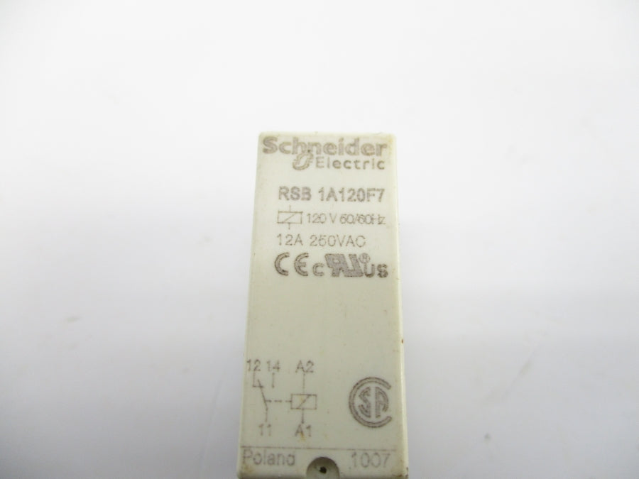 SCHNEIDER ELECTRIC RSB1A120F7 120V 12A NSNP