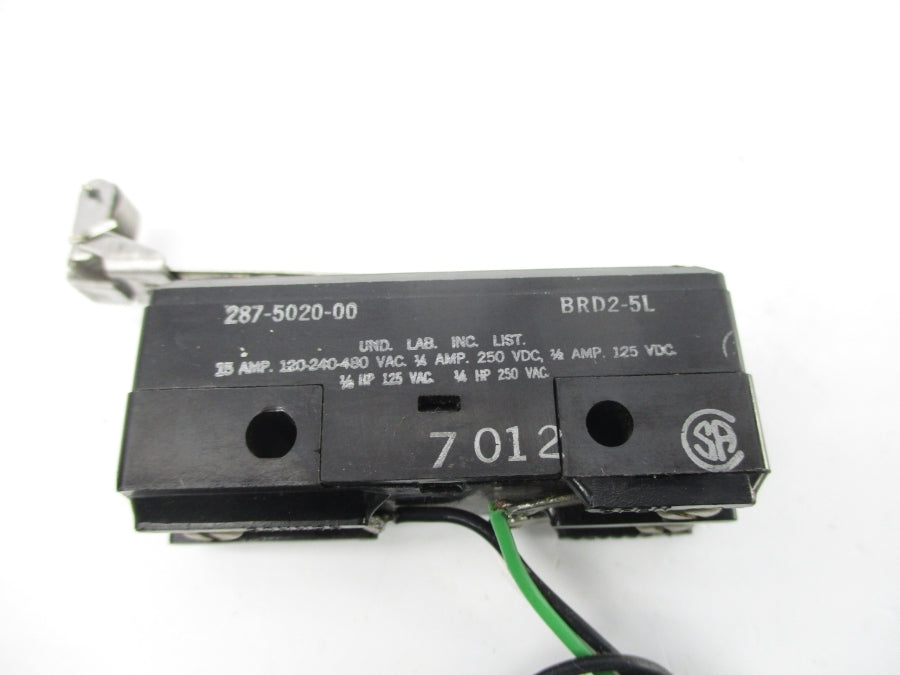 ROBERTSHAW BRD2-5L 287-5020-00 480VAC 15A UNMP