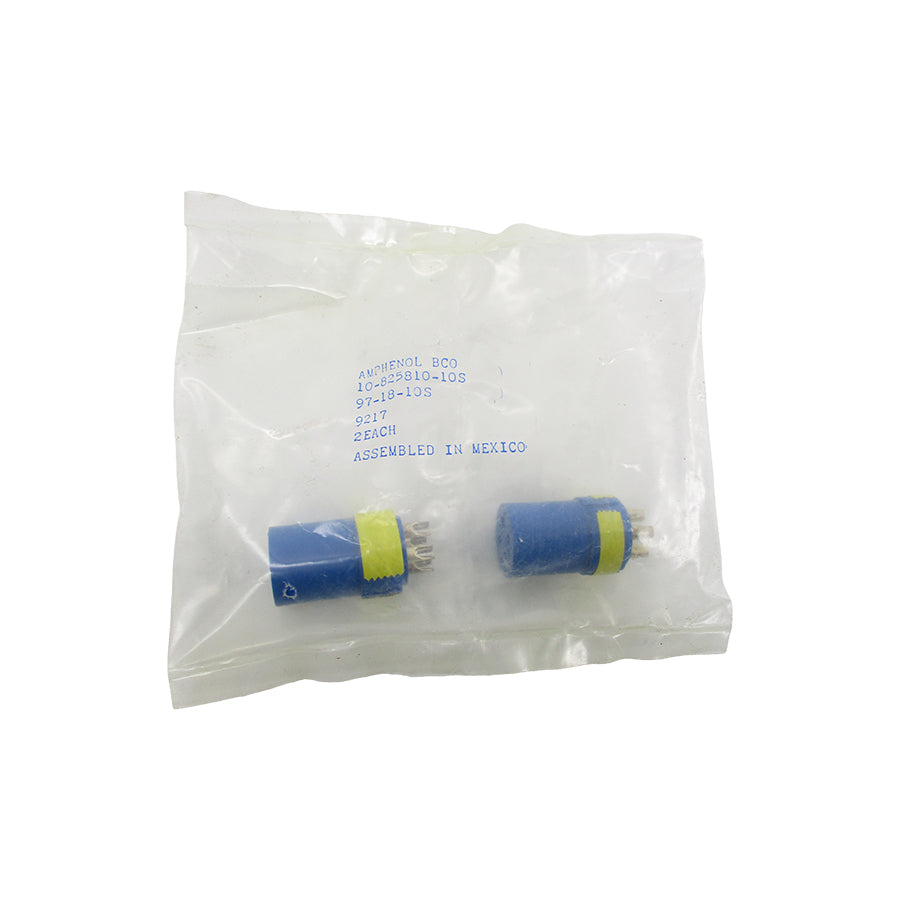 AMPHENOL 10-825810-10S 97-18-10S (PKG OF 2) NSMP