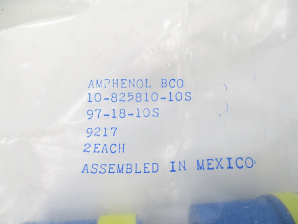 AMPHENOL 10-825810-10S 97-18-10S (PKG OF 2) NSMP