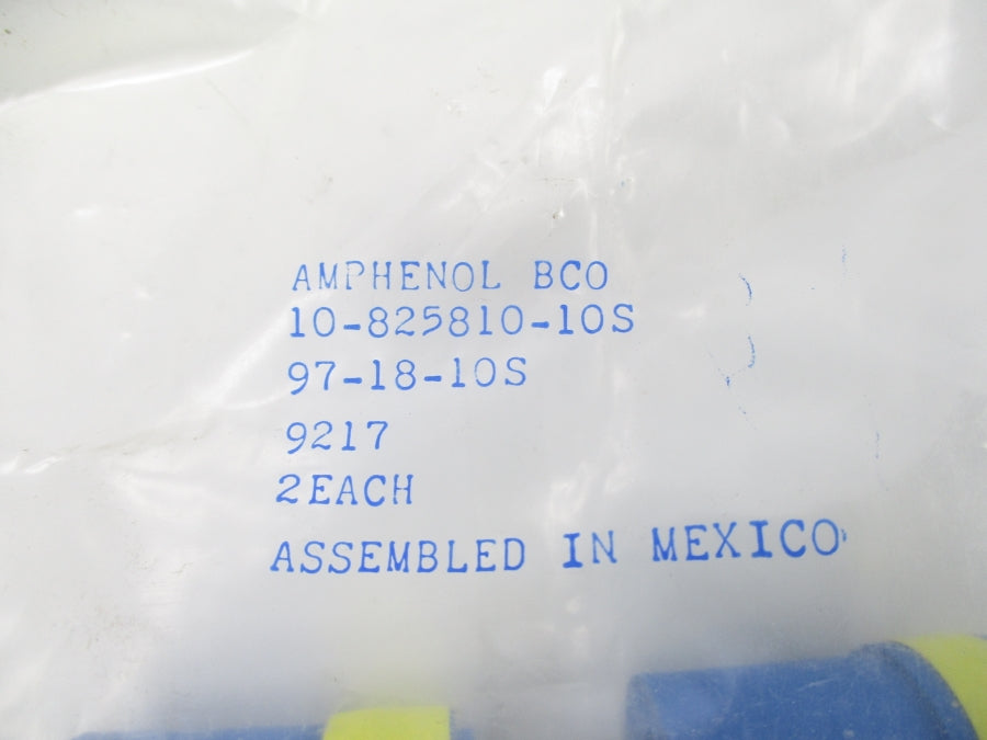 AMPHENOL 10-825810-10S 97-18-10S (PKG OF 2) NSMP