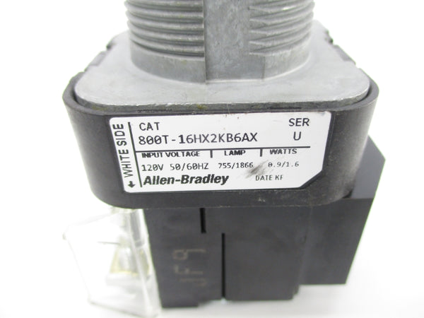 INDUSTRIAL SPARE PART 800T-16HX2KB6AX SER. U 120V (AS PICTURED2) NSNP