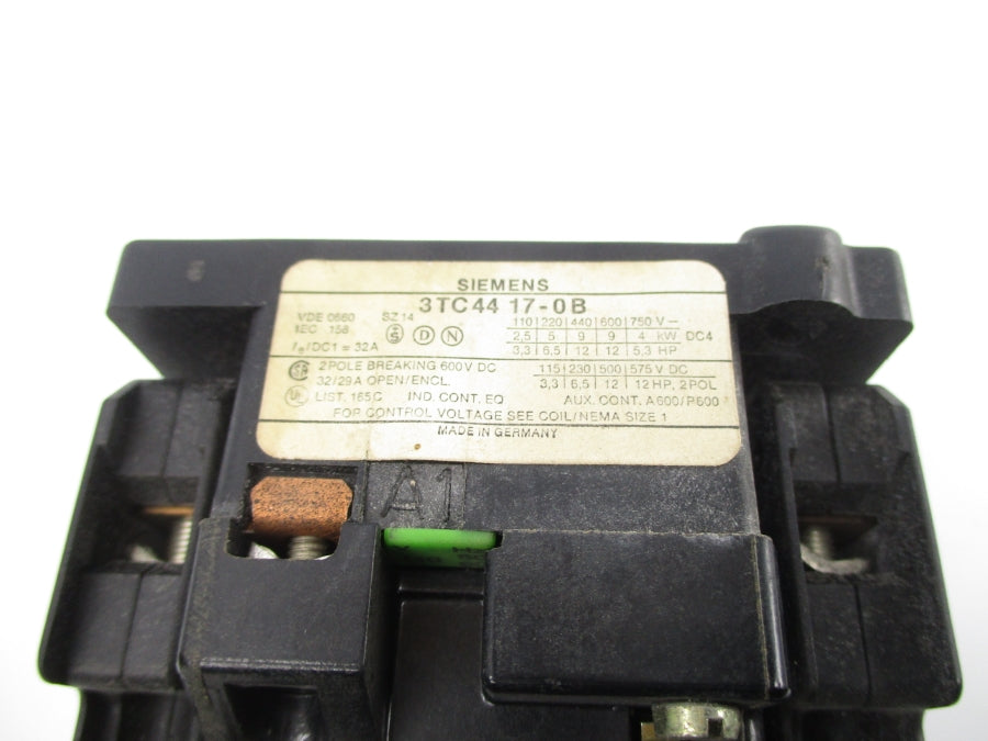 SIEMENS 3TC4417-0B 110V 32A NSNP