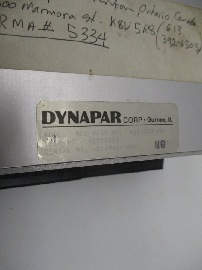 DYNAPAR MC2W/SS MC200S00 NSNP