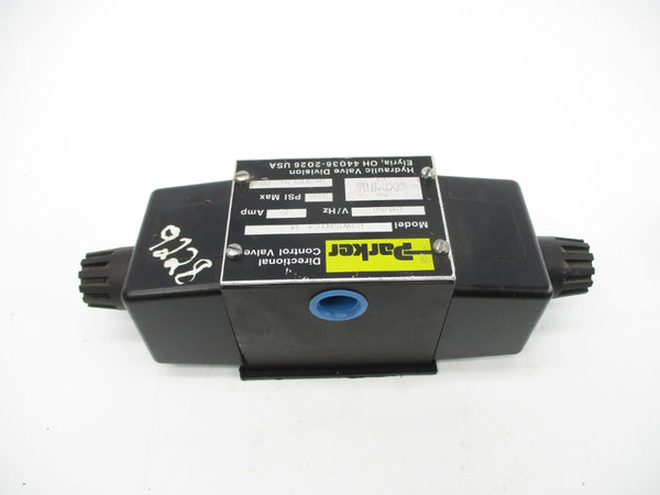 PARKER D3W1CNYC414 120V .72A 3000PSI NSNP