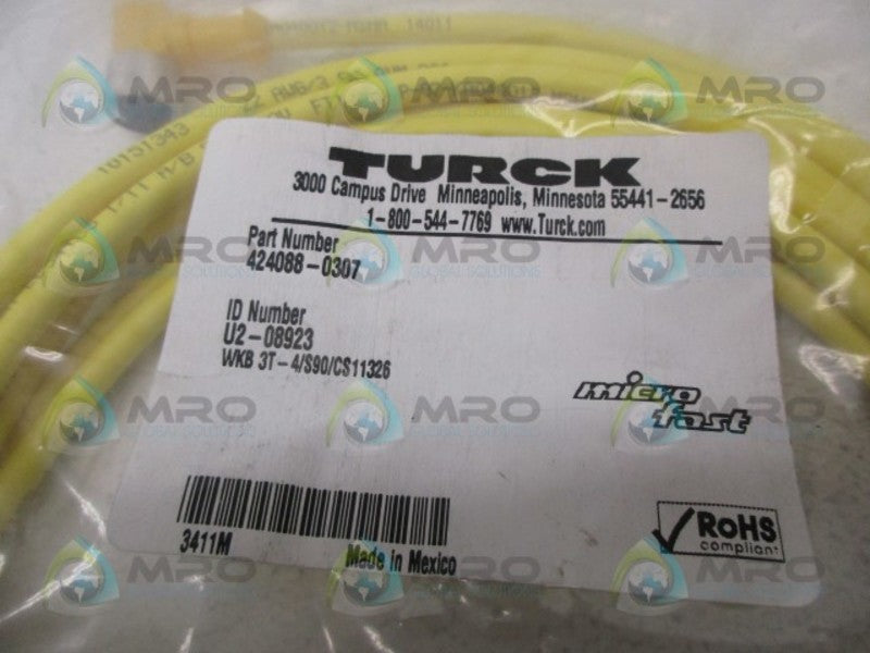 TURCK 424088-0307 CORDSET NSMP