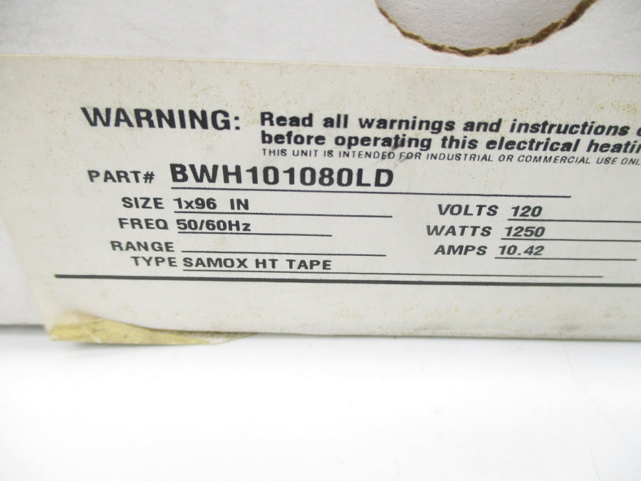BRISKHEAT BWH101080LD 120V 10.42A NSMP
