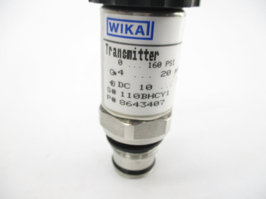 WIKA 8643407 10-30VDC 0-160PSI NSNP