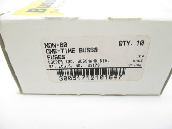 BUSSMANN NON-60 250VAC 60A (PKG OF 10) (BK/GR) NSMP