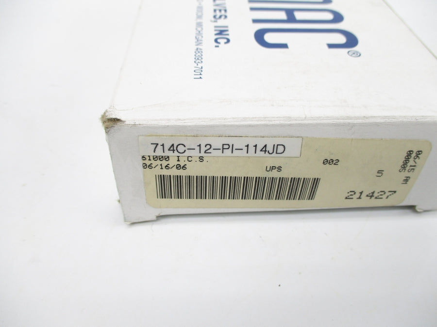 MAC 714C-12-PI-114JD 110/120V 150PSI NSMP