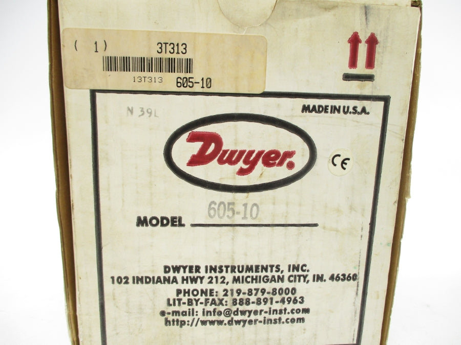DWYER 605-10 25PSI 0-10 NSMP