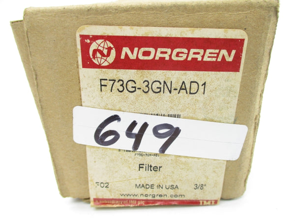 NORGREN F73G-3GN-AD1 250PSI 3/8" NSMP