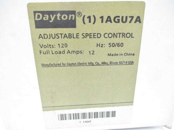 DAYTON 1AGU7A 120V 12A NSMP