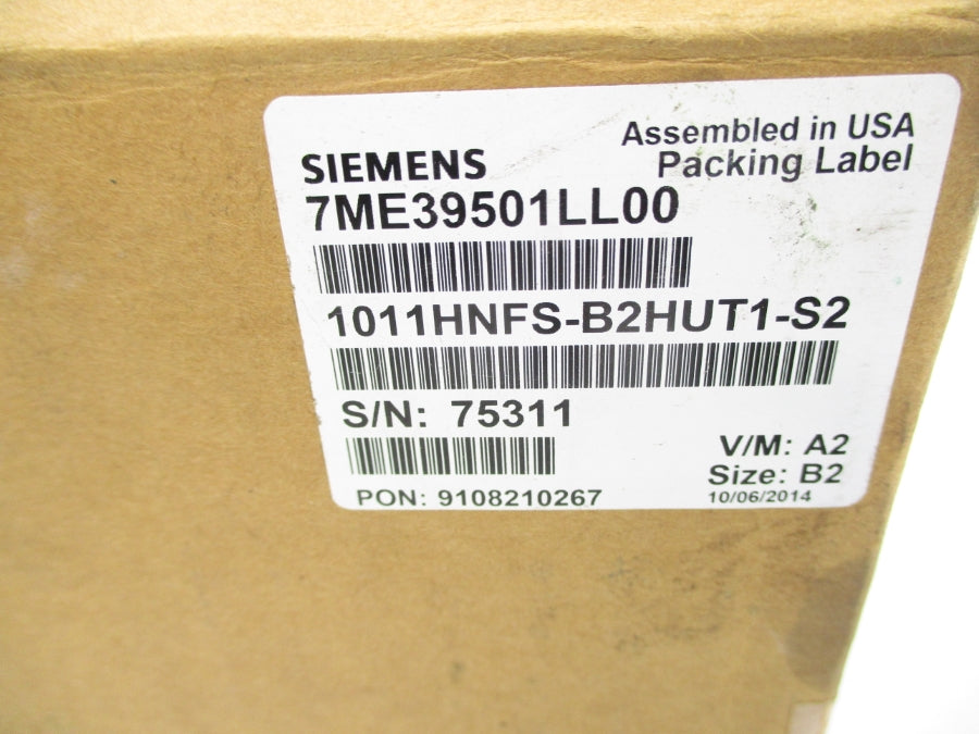 SIEMENS 7ME39501LL00 1011HNFS-B2HUT1-S2 NSMP