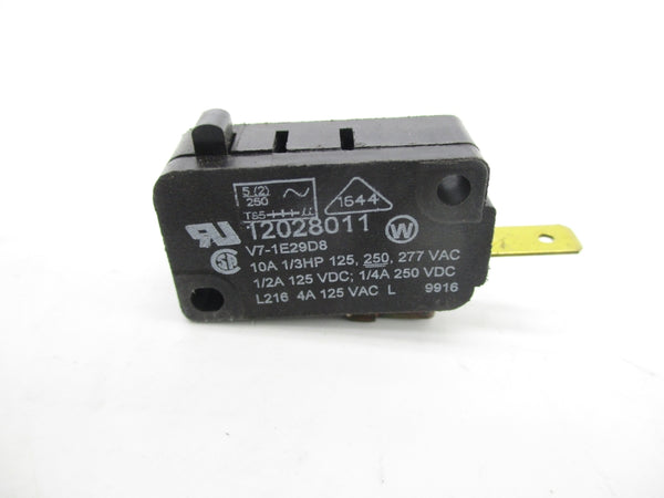 MICRO SWITCH V7-1E29D8 277VAC 10A NSNP