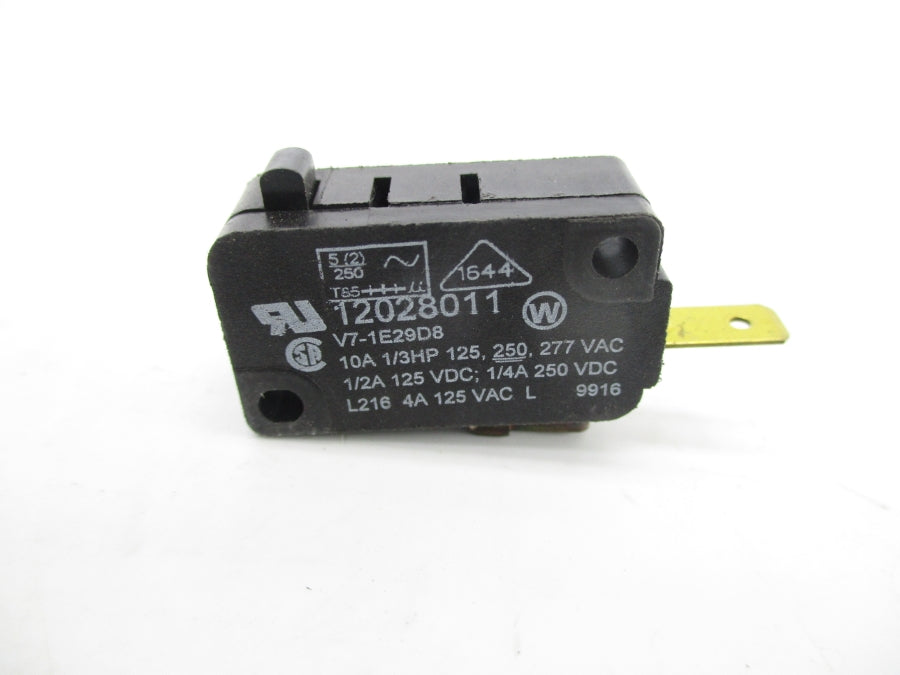 MICRO SWITCH V7-1E29D8 277VAC 10A NSNP