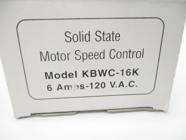 KB ELECTRONICS KBWC-16K 120VAC 14.5A NSMP