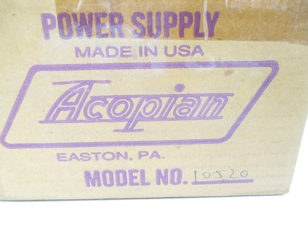 ACOPIAN 10J20 NSMP