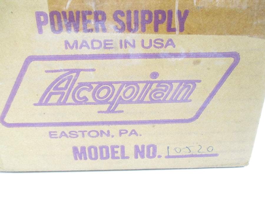 ACOPIAN 10J20 NSMP