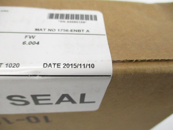 ALLEN BRADLEY 1756-ENBT SER. A F/W 6.004 DATE: 2015 NSFS