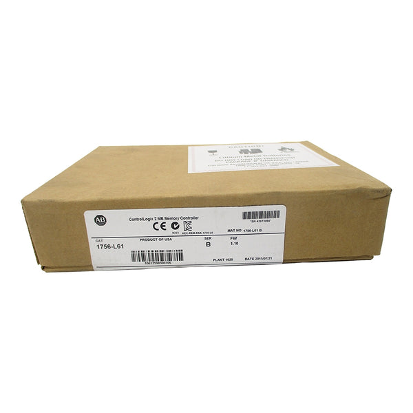 ALLEN BRADLEY 1756-L61 SER. B F/W 1.10 DATE: 2015 NSFS