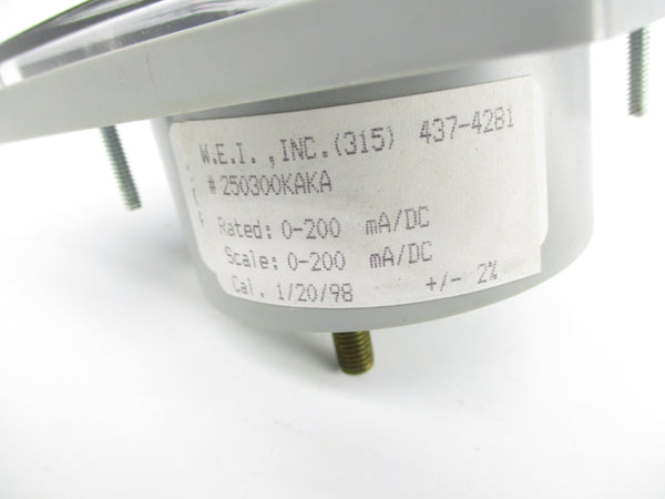 W.E.I 250300KAKA 0-200MA/DC NSNP