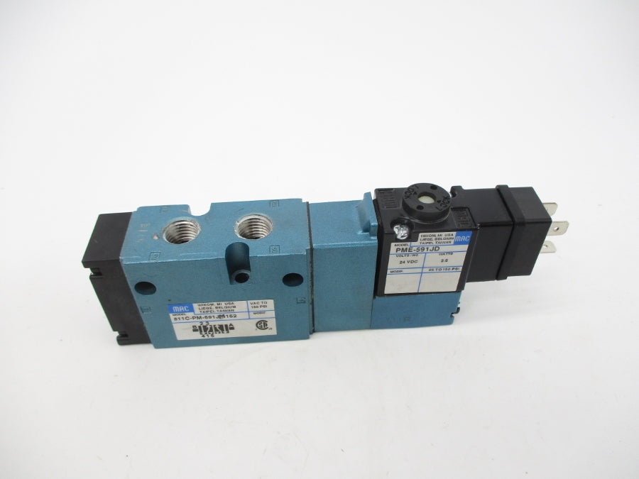 MAC 811C-PM-591JM152 24VDC 25-150PSI UNMP