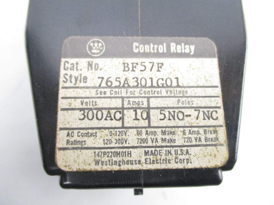 WESTINGHOUSE BF57F 765A301G01 110/120V NSNP