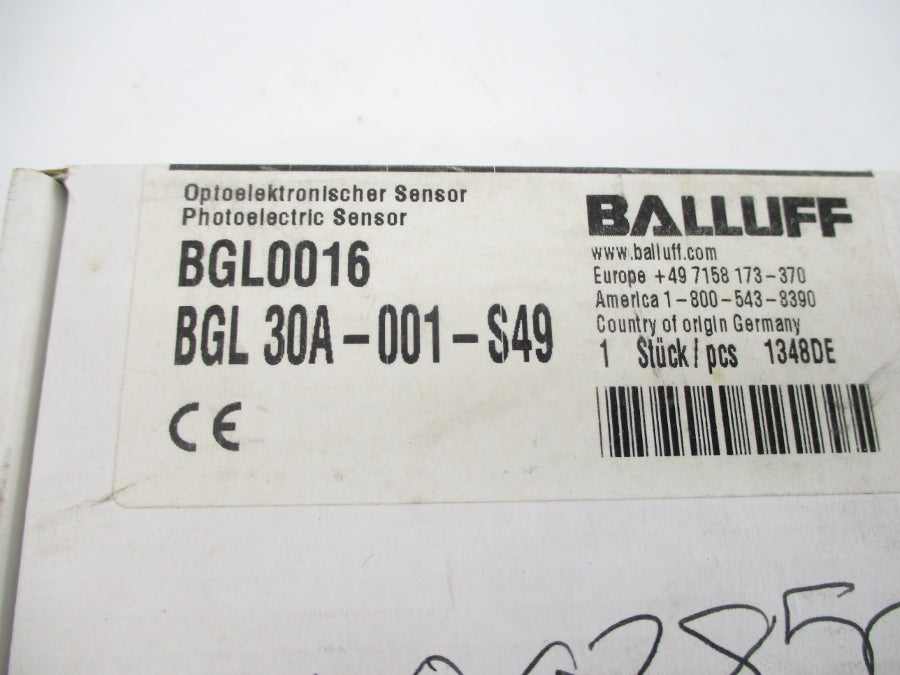 BALLUFF BGL30A-001-S49 BGL0016 10-30VDC NSMP